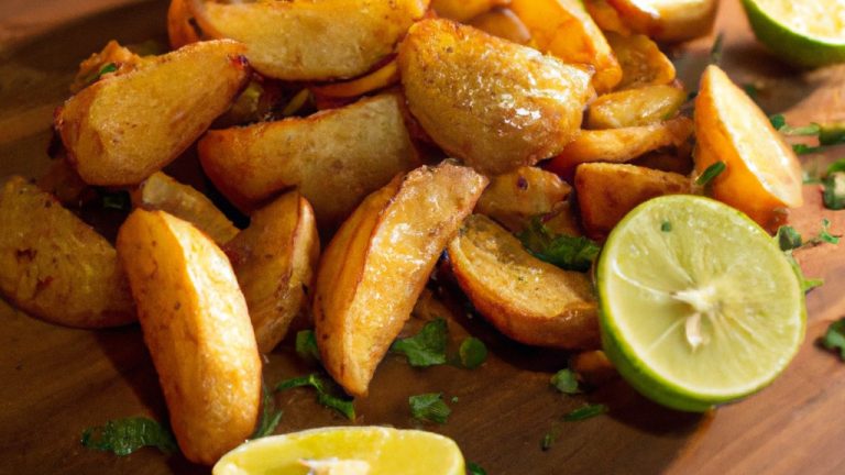 Receita De Batatas Com Coentro E Limão