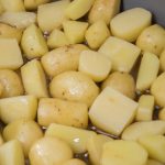 Batatas Coradas na Frigideira