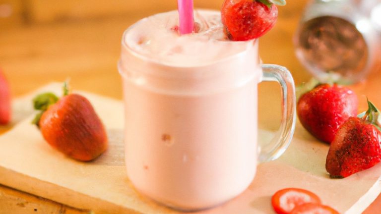 receita de Batida Com Nesquik De Morango