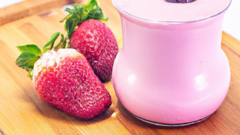 receita de Batido De Amora E Morango