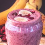 Batido De Banana E Framboesa