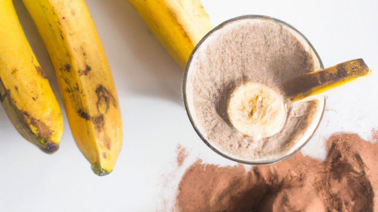 receita de Batido De Banana E Gengibre