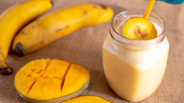 receita de Batido De Manga E Coco