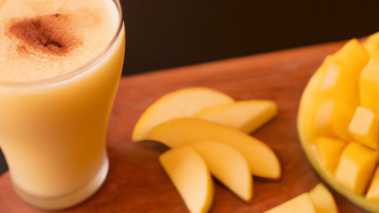 receita de Batido De Manga E Maçã