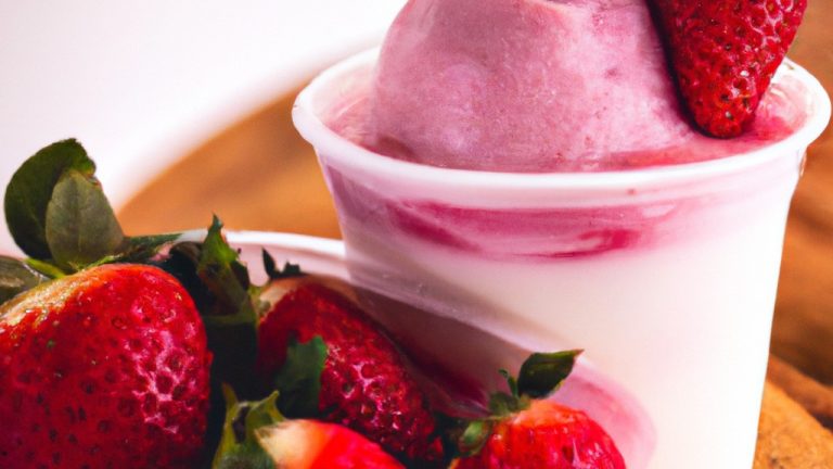 receita de Batido De Morango Com Sorvete