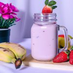 Batido De Morango E Banana