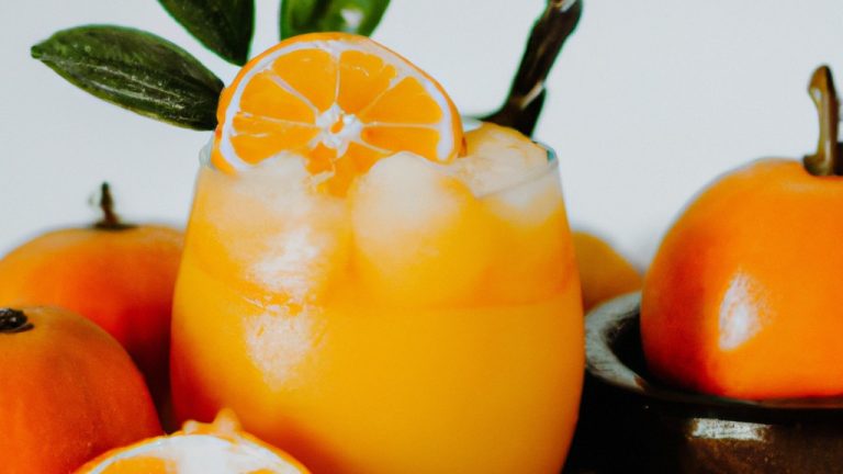 receita de Batido De Tangerina