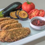 Berinjela à Milanesa na Airfryer