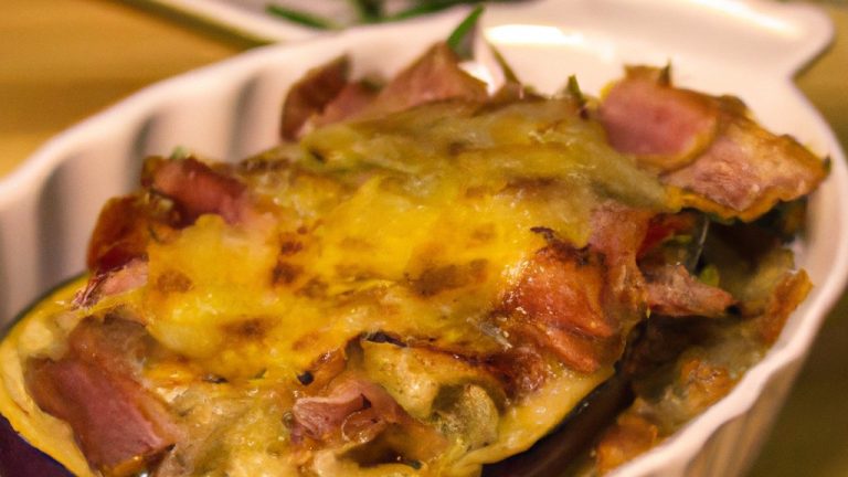 Receita De Berinjela Ao Forno Com Presunto E Queijo