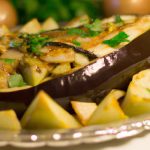 Berinjela Defumada Árabe