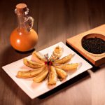 Berinjela Frita com Mel