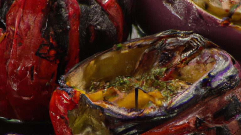 Receita De Berinjela No Forno Com Azeite E Pimentão