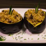 Berinjela Recheada Com Arroz