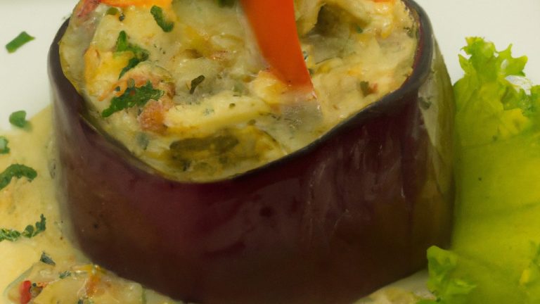 Receita De Berinjela Recheada Com Bacalhau