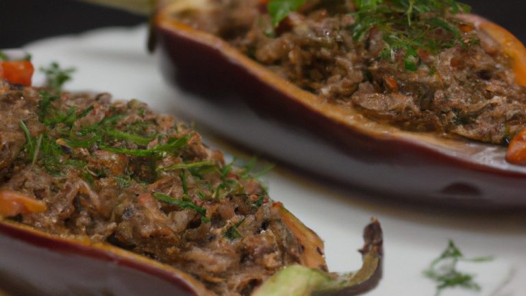 Receita De Berinjela Recheada Com Carne Moída