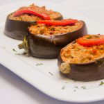 Berinjela Recheada com Sardinha