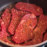 Bife de Chorizo na Frigideira