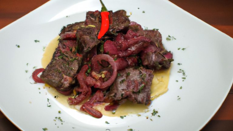 Receita De Bife De Figado Acebolado Com Molho