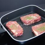 Bife de Fraldinha na Frigideira