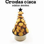 Biscoitos em Forma de Árvore de Natal