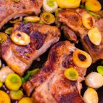 Bisteca de Porco com Cebola