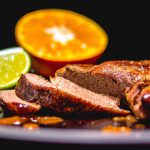 Bisteca de Porco com Laranja