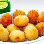 Bolinho de Arroz com Linguiça