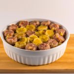 Bolinho de Batata com Presunto e Queijo na Frigideira