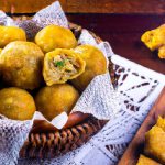 Bolinho de Mandioca com Carne Seca