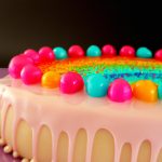 Bolo Arco-Íris Em Camadas