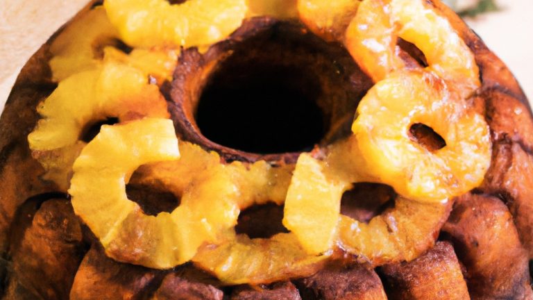 Receita De Bolo Caramelizado De Abacaxi