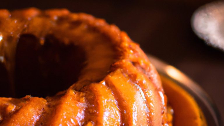 Receita De Bolo Com Calda De Caramelo