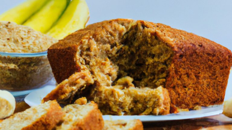 Receita De Bolo De Banana Com Aveia No Micro-Ondas