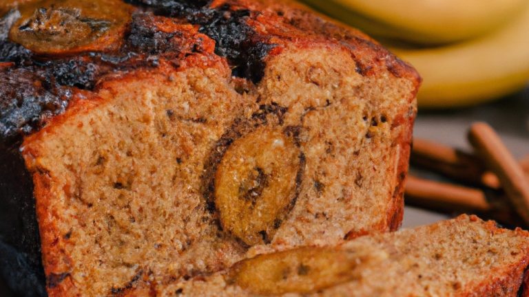 Receita De Bolo De Banana Com Canela Caramelizado