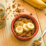 Bolo de Banana com Granola