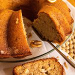 Bolo de Banana com Pasta de Amendoim