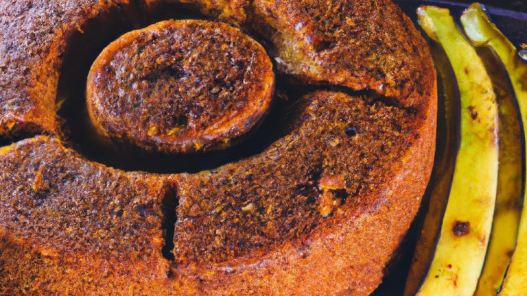 Receita De Bolo De Banana Invertido