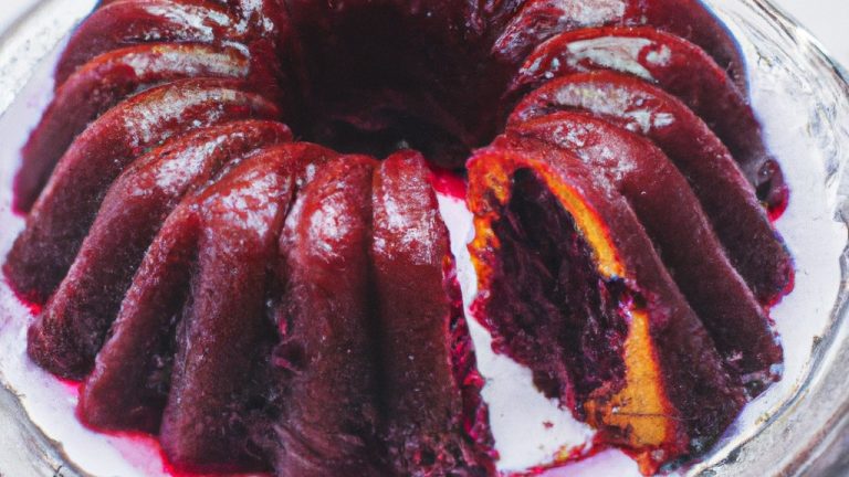 Receita De Bolo De Beterraba