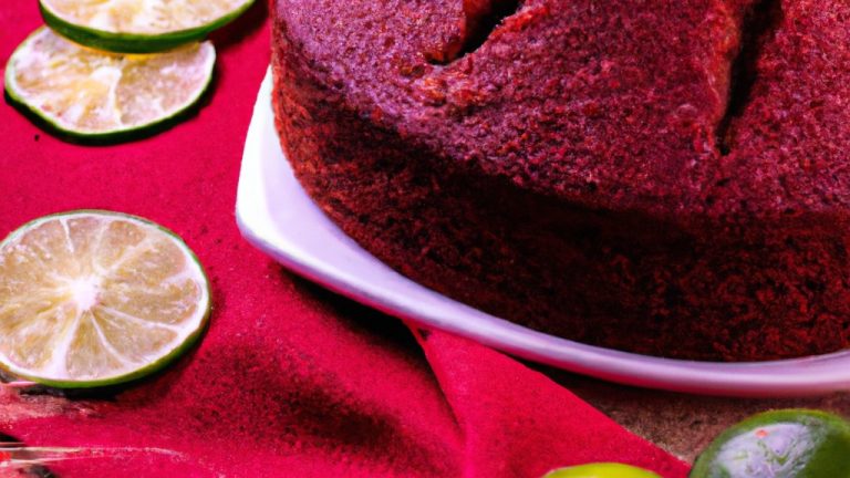Receita De Bolo De Beterraba Com Limão