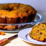 Bolo de Cenoura Fit com Aveia e Uva Passa