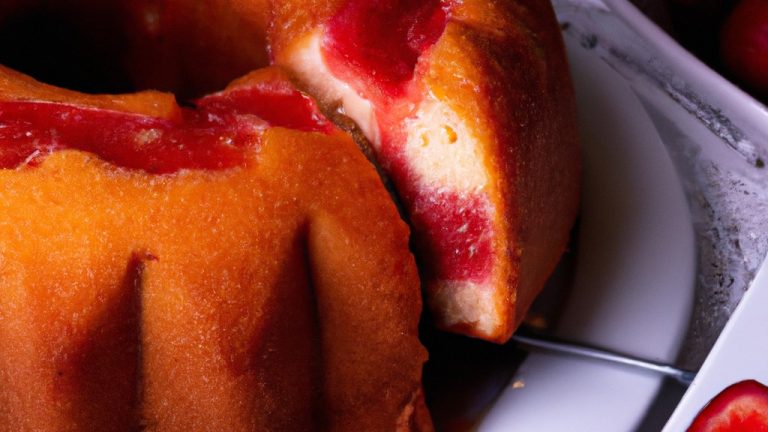 Receita De Bolo De Fubá Com Goiabada Simples De Liquidificador