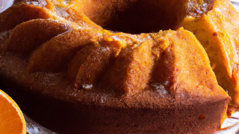 Receita De Bolo De Laranja Com Cenoura