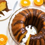 Bolo de Laranja com Cobertura de Chocolate