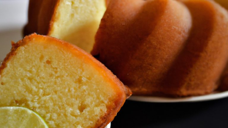 Receita De Bolo De Limão Low Carb