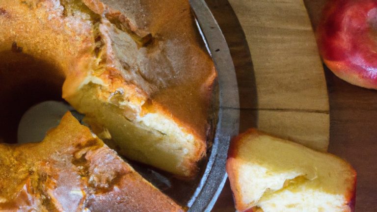 Receita De Bolo De Maçã Com Açúcar Mascavo