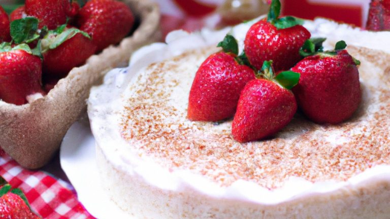 Receita De Bolo De Morangos Para O Dia Dos Namorados